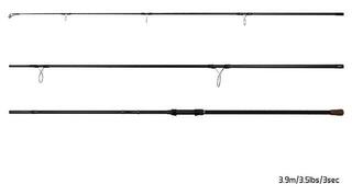 Karpfenrute Delphin WONDER LS+ Angelrute 3,85 m 3,5 lb 2 Teile - 4