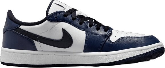 Chaussures de golf pour hommes Nike Air Jordan 1 Low G Men Golf Shoes White/Black/Midnight Navy 40,5 - 4