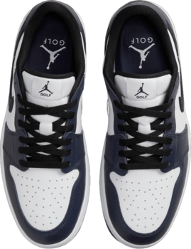 Férfi golfcipők Nike Air Jordan 1 Low G Men Golf Shoes White/Black/Midnight Navy 46 - 5