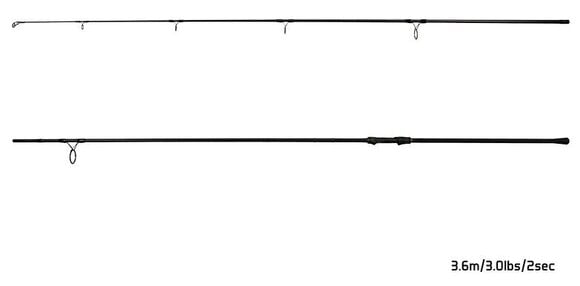 Carp Rod Delphin ARZENAL LS+ 3,85 m 3,5 lb 2 parts - 2