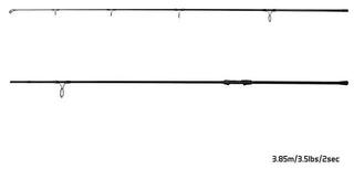 Karpfenrute Delphin ARZENAL LS+ Angelrute 3,85 m 3,5 lb 2 Teile - 3
