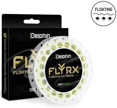 Fil de pêche Delphin FLYRX Yellow WF7-F 100'' Ligne tressée - 2