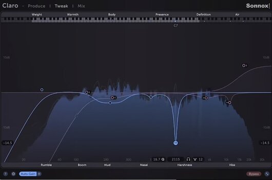 Plug-In software da studio Sonnox Toolbox Claro (Prodotto digitale) - 3