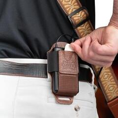 Guitar strap Levy's Deluxe Wireless Pack  Guitar strap Brown - 6