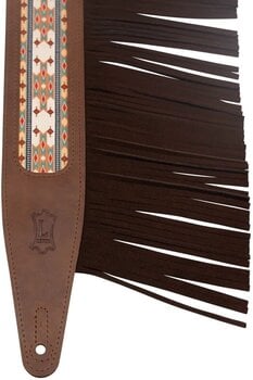 Leather guitar strap Levys MG317BOI-BRN Leather guitar strap Brown - 2