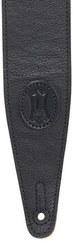 Leather guitar strap Levys MGS317ST-BLK-HNY Leather guitar strap Black & Honey - 4