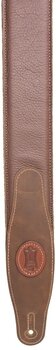 Leather guitar strap Levys MGS80CS-BRN-GRN Leather guitar strap Brown & Green - 2