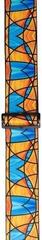 Колан за китара Levy's Stained Glass Blue & Orange Колан за китара - 2