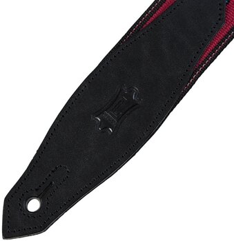 Textile guitar strap Levys MSSN80-RED - 2