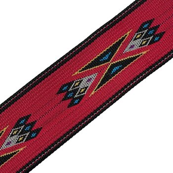 Textile guitar strap Levys MSSN80-RED - 4