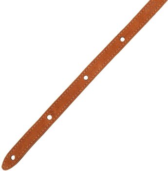 Leather guitar strap Levys MS19-BRN Leather guitar strap Brown - 2