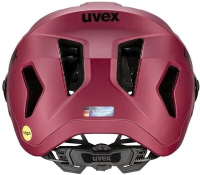 Bike Helmet UVEX Renegade Mips Ruby Red/Black Matt 54-58 Bike Helmet - 3