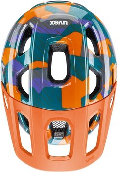 Bike Helmet UVEX React Jr. Papaya Camo 52-56 Bike Helmet - 5