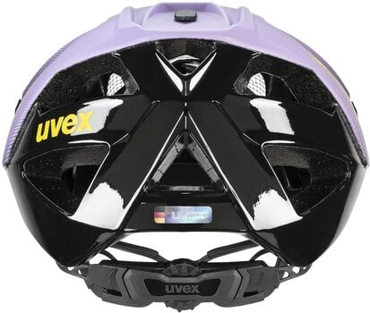Cyklistická helma UVEX Quatro CC Lilac/Black Matt 52-57 Cyklistická helma - 3