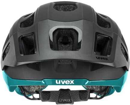 Cyklistická helma UVEX React Black/Teal Matt 52-56 Cyklistická helma - 2