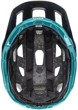 Cyklistická helma UVEX React Black/Teal Matt 52-56 Cyklistická helma - 4
