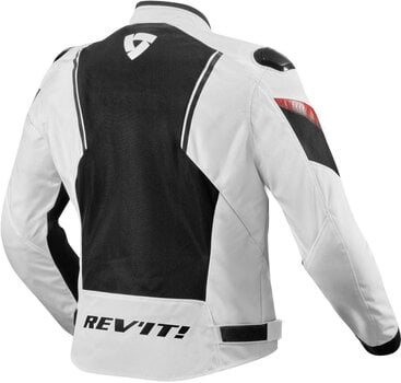 Tekstilna jakna Rev'it! Jacket Control Air H2O White/Black L Tekstilna jakna - 2