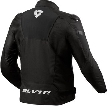 Textilná bunda Rev'it! Jacket Control H2O Black/White 3XL Textilná bunda - 2