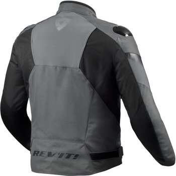 Leather Jacket Rev'it! Jacket Control H2O Grey/Black S Leather Jacket - 2