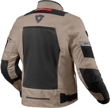 Textile Jacket Rev'it! Jacket Tornado 4 H2O Sand/Black L Textile Jacket - 2