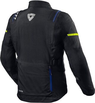 Textilná bunda Rev'it! Jacket Vertical GTX Black XL Textilná bunda - 2