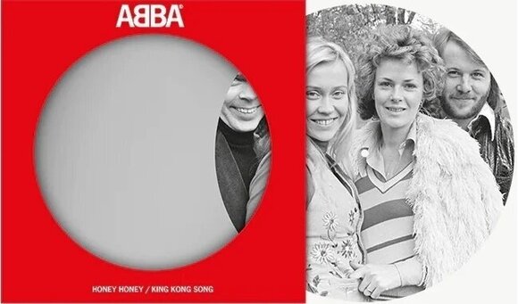 Vinyl Record Abba - 7-Honey Honey (English) / King Kong Song (Picture Disc) (Limited Edition) (Anniversary) (7" Vinyl) - 2