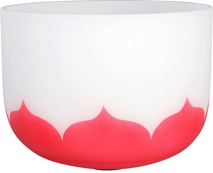 Percussions musicothérapeutiques Sela 14“ Crystal Singing Bowl Set Lotus 432Hz C - Red (Root Chakra) - 2