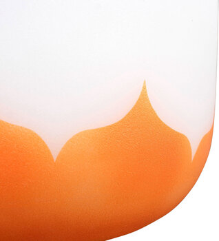 Percussion for music therapy Sela 10" Crystal Singing Bowl Lotus 432 Hz D - Orange (Sacral Chakra) incl. 1 Wood Mallet - 3
