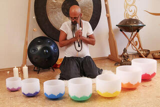 Percussie voor muziektherapie en meditatie Sela SECLU14C Lotus Sacral Chakra/432 Hz - 5