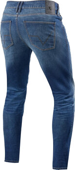 Jeans de moto Rev'it! Jeans Carlin SK Medium Blue 34/33 Jeans de moto - 2