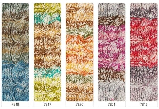 Knitting Yarn Alize Verona 7818 - 3
