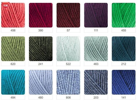 Knitting Yarn Alize Superlana Midi 62 - 5