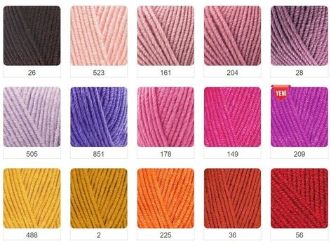 Knitting Yarn Alize Superlana Midi 488 - 4