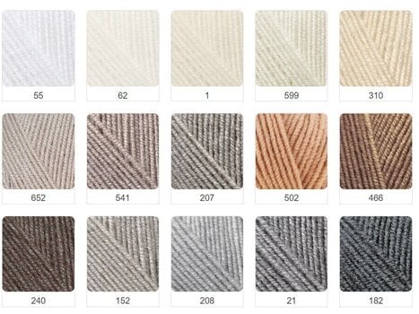 Fios para tricotar Alize Superlana Midi 620 - 3