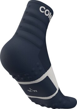 Meias de corrida Compressport Training Socks 2-Pack Dress Blues/White T1 Meias de corrida - 5