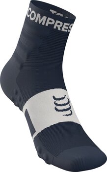 Running Socks
 Compressport Training 2-Pack Dress Blues/White T4 Running Socks - 3