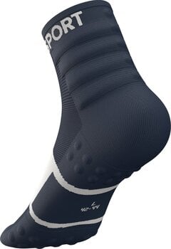 Running Socks
 Compressport Training 2-Pack Dress Blues/White T4 Running Socks - 7