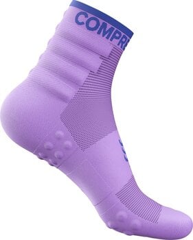 Meias de corrida Compressport Training Socks 2-Pack Lupine/Dazzling Blue T2 Meias de corrida - 4