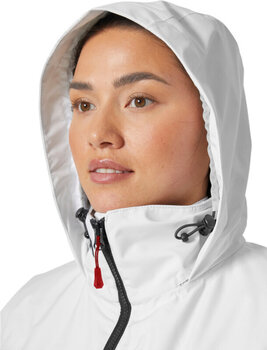 Bunda Helly Hansen Women's Crew Hooded Midlayer Jacket 2.0 Bunda White XS - 5