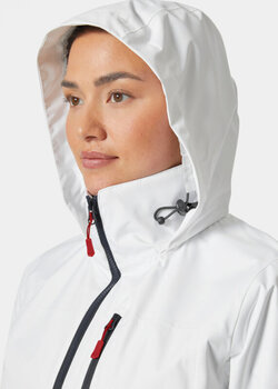 Jakke Helly Hansen Women's Crew Hooded Jacket 2.0 Jakke White XS - 5