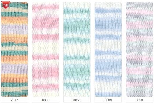 Knitting Yarn Alize Baby Best Batik 7917 - 3