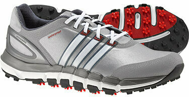 Golfskor för herrar Adidas Pure 360 Gripmore Sport Mens Golf Shoes Onyx/White UK 11 - 2
