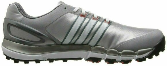 Golfskor för herrar Adidas Pure 360 Gripmore Sport Mens Golf Shoes Onyx/White UK 11 - 3