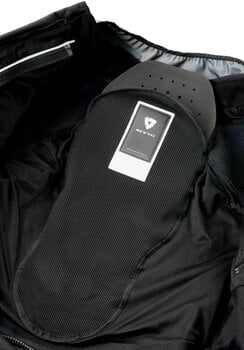 Leather Jacket Rev'it! Jacket Control Black/White 48 Leather Jacket - 7