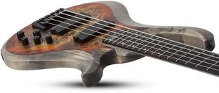 5-strunná baskytara Schecter Riot-5 Inferno Burst 5-strunná baskytara - 2