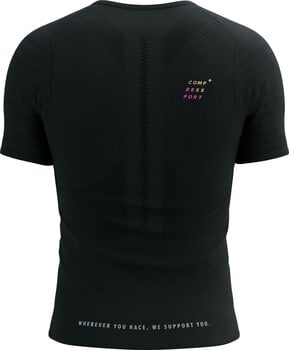 Tricou cu mânecă scurtă pentru alergare Compressport Racing SS Tshirt M Black/Safety Yellow M Tricou cu mânecă scurtă pentru alergare - 5