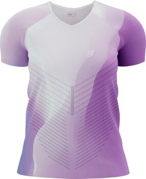 Running t-shirt with short sleeves
 Compressport Performance SS Tshirt W Royal Lilac/Lupine/White L Running t-shirt with short sleeves - 2