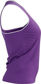 Ärmlösa löpartröjor Compressport Performance Singlet W Royal Lilac/White M Ärmlösa löpartröjor - 3