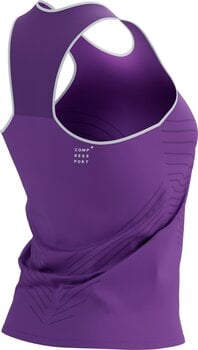 Hardlooptanktop Compressport Performance Singlet W Royal Lilac/White M Hardlooptanktop - 4