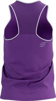 Φανελάκι Τρεξίματος Compressport Performance Singlet W Royal Lilac/White M Φανελάκι Τρεξίματος - 5